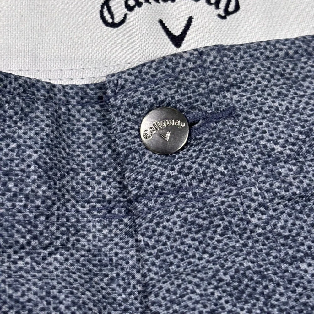Callaway Mens Gray All Over Print Performance Golf Shorts‎ Size 40 Media Pocket